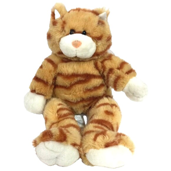 Build-A-Bear Orange Tabby Striped Cat + Sound "I Love You" -VTG 1997- 17" Plush - Picture 2 of 7